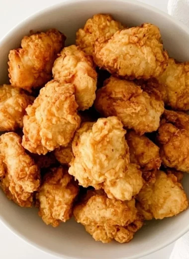 Delicious gluten free chick fil a style chicken nuggets on a plate