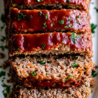 Whole30 Meatloaf recipe made with healthy ingredients