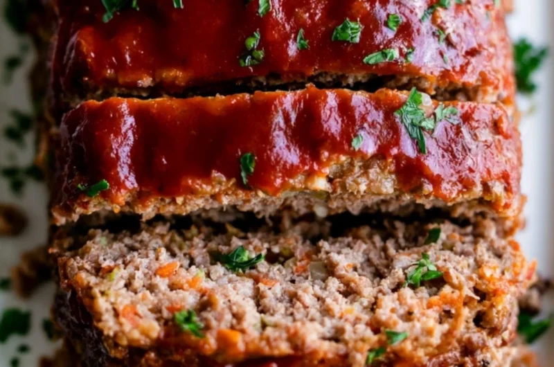 Whole30 Meatloaf recipe made with healthy ingredients