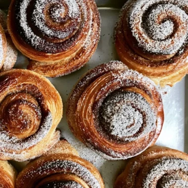 Freshly baked Cardamom Sugar Buns with a sprinkle of sugar