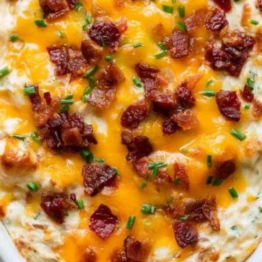 Cream Cheese Warm Crack Dip served with crunchy chips