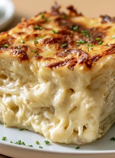 Delicious Steakhouse Potatoes Romanov served as a gourmet side dish
